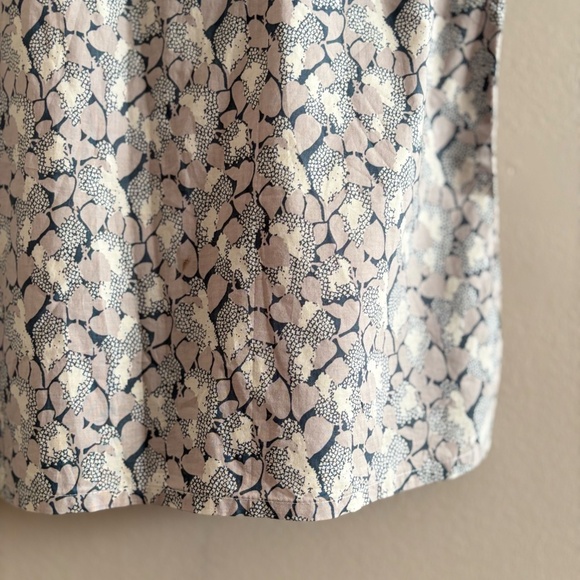 John Langford 100% Cotton Gray Abstract Short Sleeve Button Down - Picture 13 of 13